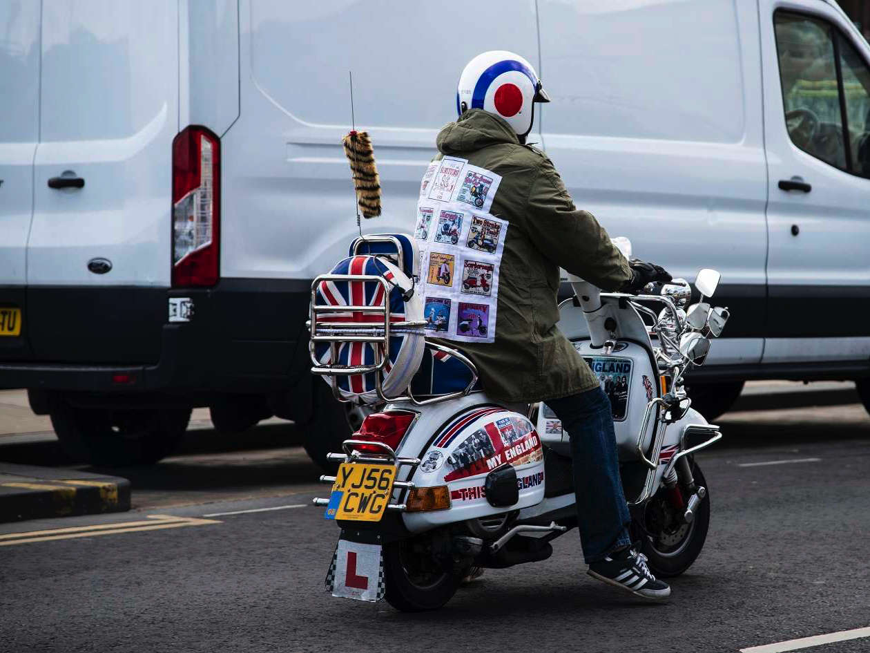 Mod bike - Union Jack